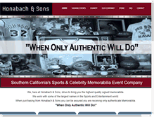 Tablet Screenshot of galleryofautographs.com